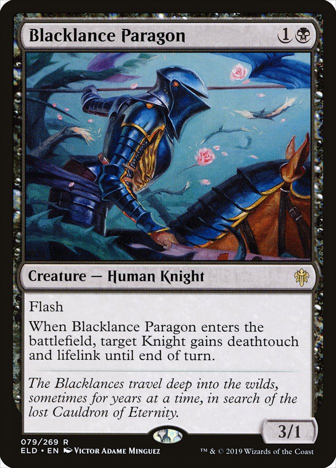 Blacklance Paragon [Throne of Eldraine] | Anubis Games and Hobby