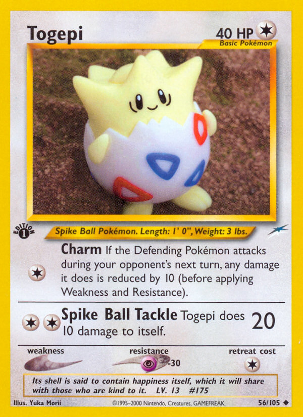 Togepi (56/105) [Neo Destiny 1st Edition] | Anubis Games and Hobby