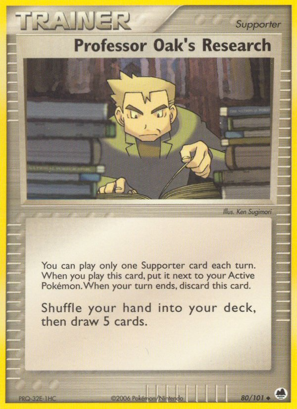 Professor Oak's Research (80/101) [EX: Dragon Frontiers] | Anubis Games and Hobby