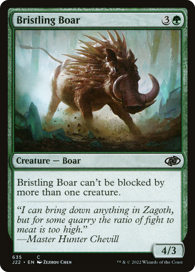 Bristling Boar [Jumpstart 2022] | Anubis Games and Hobby