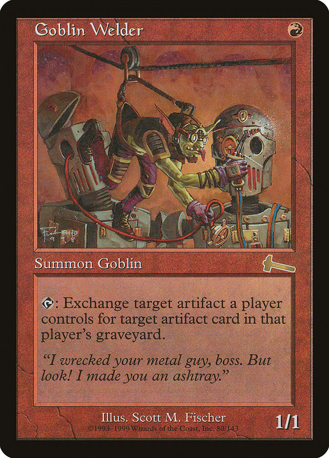 Goblin Welder [Urza's Legacy] | Anubis Games and Hobby