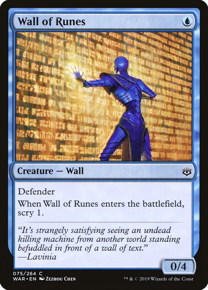 Wall of Runes [War of the Spark] | Anubis Games and Hobby