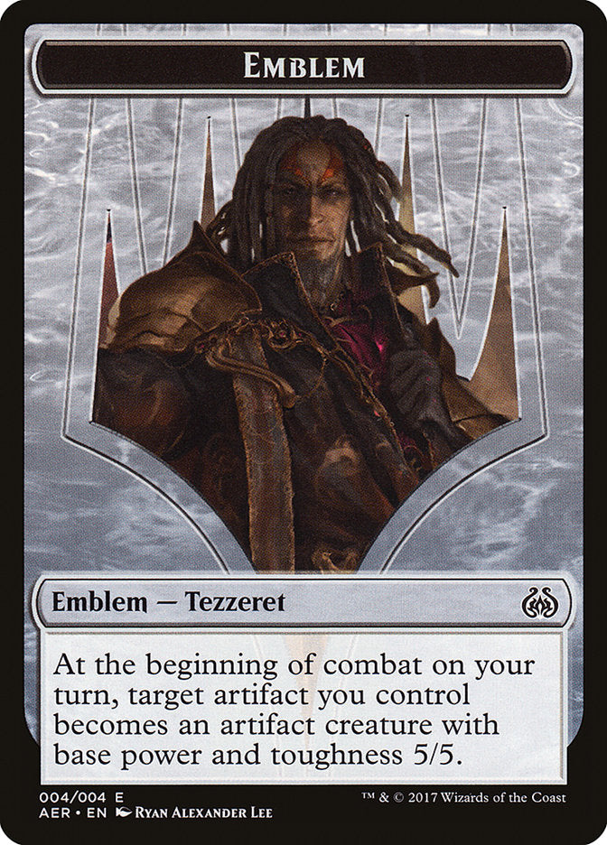 Tezzeret the Schemer Emblem [Aether Revolt Tokens] | Anubis Games and Hobby