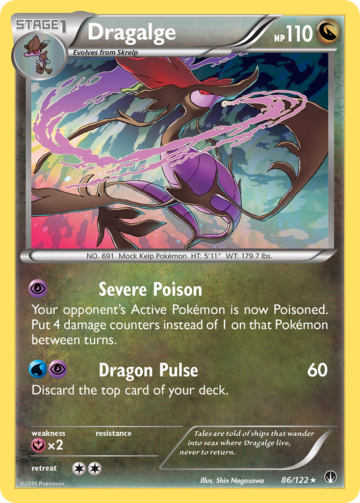 Dragalge (86/122) [XY: BREAKpoint] | Anubis Games and Hobby