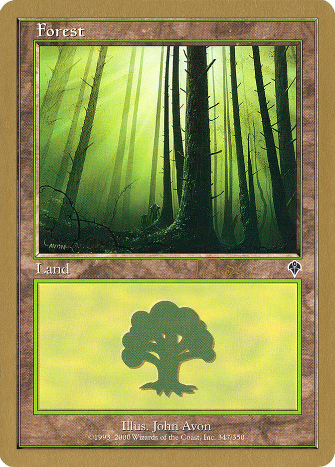 Forest (jt347) (Jan Tomcani) [World Championship Decks 2001] | Anubis Games and Hobby