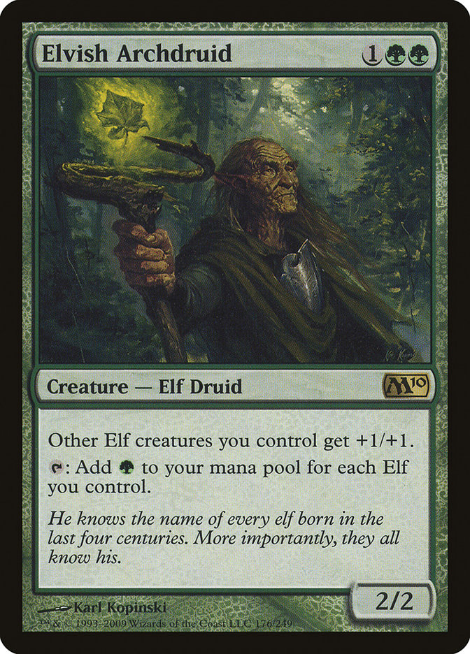 Elvish Archdruid [Magic 2010] | Anubis Games and Hobby