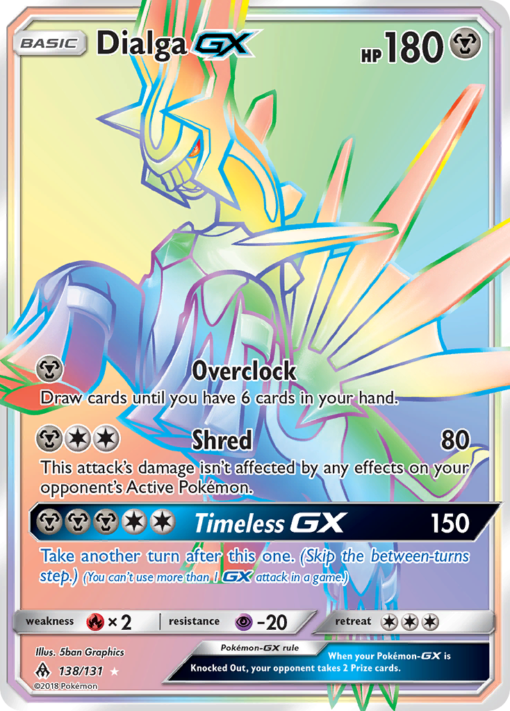 Dialga GX (138/131) [Sun & Moon: Forbidden Light] | Anubis Games and Hobby