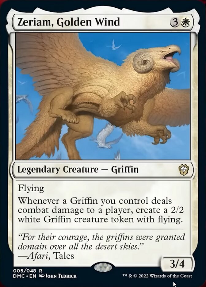 Zeriam, Golden Wind [Dominaria United Commander] | Anubis Games and Hobby