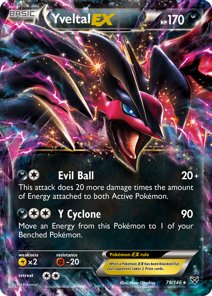 Yveltal EX (79/146) [XY: Base Set] | Anubis Games and Hobby