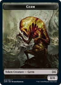 Germ // Human Soldier Double-Sided Token [Double Masters Tokens] | Anubis Games and Hobby