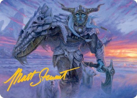 Frost Giant Art Card (Gold-Stamped Signature) [Dungeons & Dragons: Adventures in the Forgotten Realms Art Series] | Anubis Games and Hobby