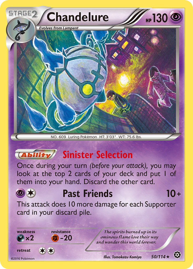 Chandelure (50/114) [XY: Steam Siege] | Anubis Games and Hobby