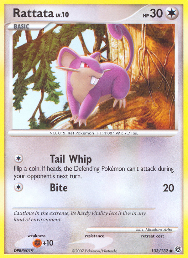 Rattata (103/132) [Diamond & Pearl: Secret Wonders] | Anubis Games and Hobby