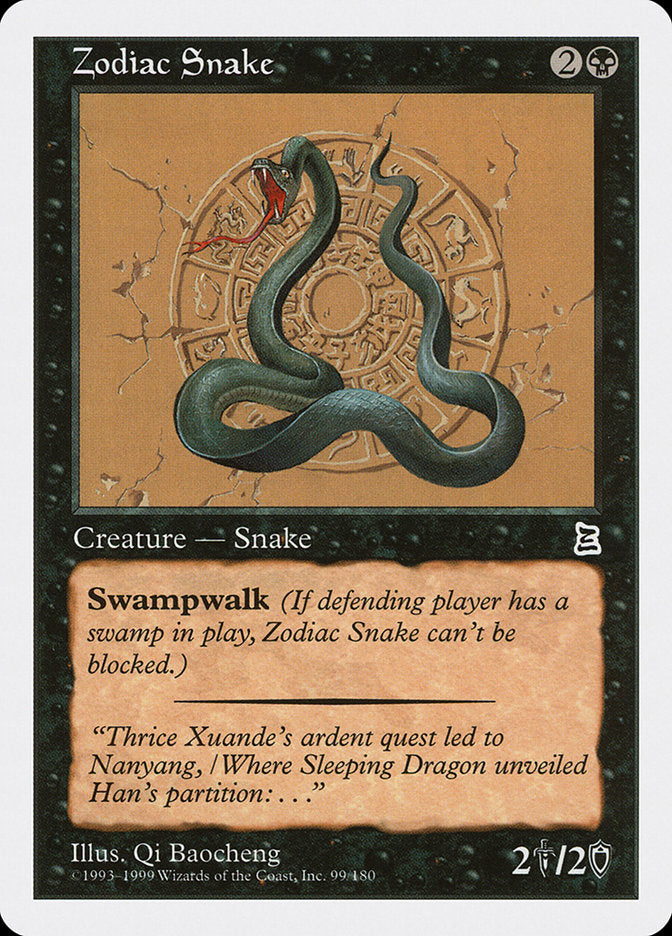Zodiac Snake [Portal Three Kingdoms] | Anubis Games and Hobby