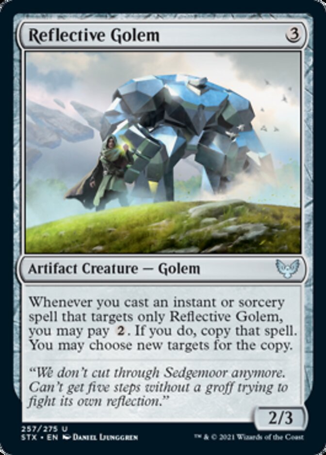 Reflective Golem [Strixhaven: School of Mages] | Anubis Games and Hobby