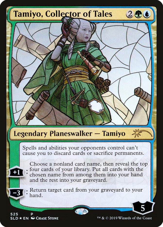 Tamiyo, Collector of Tales (Stained Glass) [Secret Lair Drop Promos] | Anubis Games and Hobby