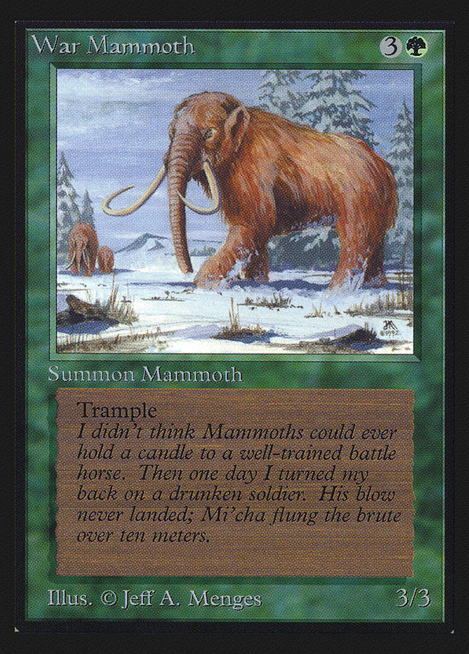 War Mammoth [International Collectors' Edition] | Anubis Games and Hobby