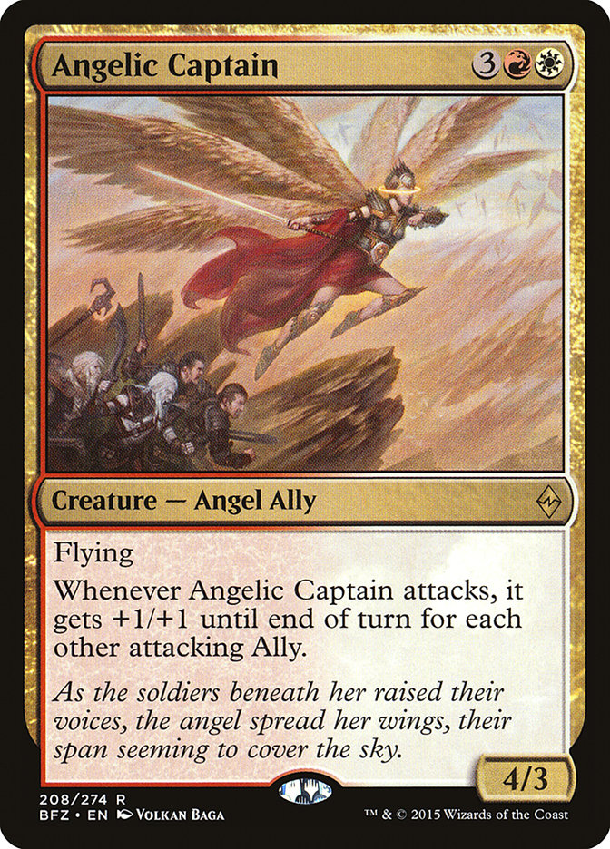 Angelic Captain [Battle for Zendikar] | Anubis Games and Hobby