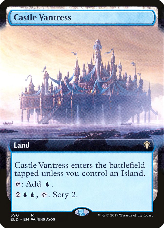 Castle Vantress (Extended Art) [Throne of Eldraine] | Anubis Games and Hobby