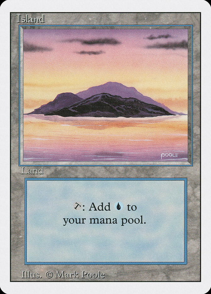 Island (Sunset / Signature on Right) [Revised Edition] | Anubis Games and Hobby