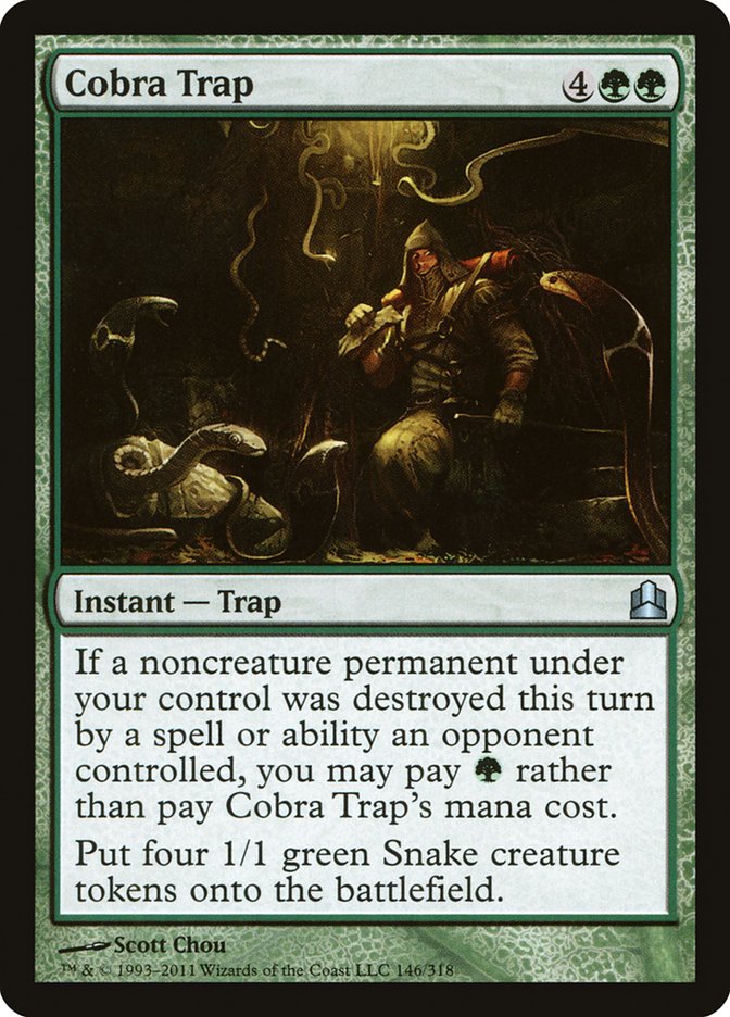 Cobra Trap [Commander 2011] | Anubis Games and Hobby