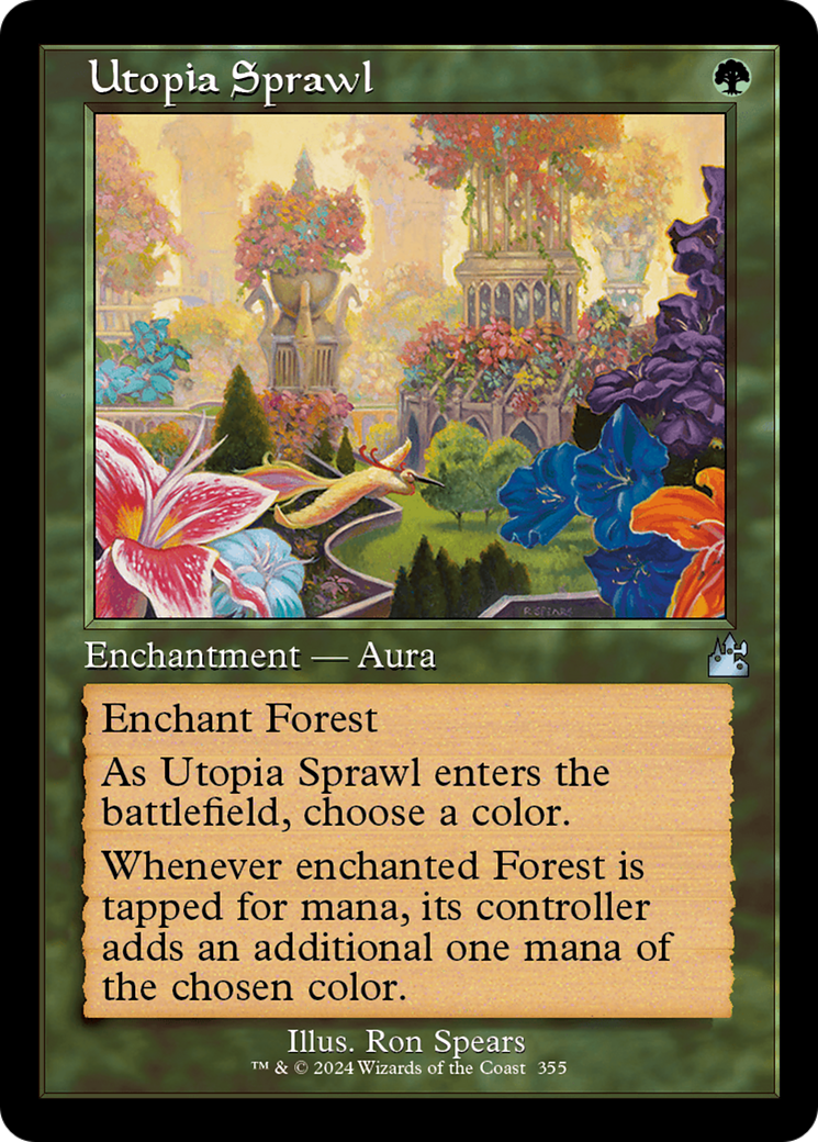 Utopia Sprawl (Retro Frame) [Ravnica Remastered] | Anubis Games and Hobby