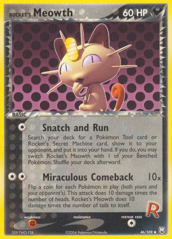 Rocket's Meowth (46/109) [EX: Team Rocket Returns] | Anubis Games and Hobby
