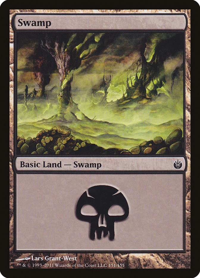 Swamp (151) [Mirrodin Besieged] | Anubis Games and Hobby