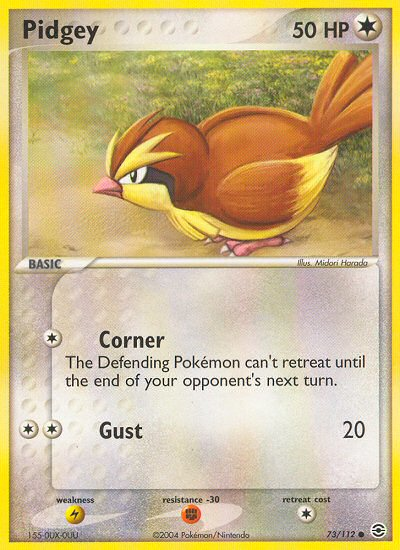 Pidgey (73/112) [EX: FireRed & LeafGreen] | Anubis Games and Hobby