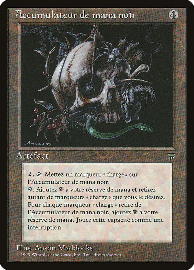 Black Mana Battery (French) - "Accumulateur de mana noir" [Renaissance] | Anubis Games and Hobby