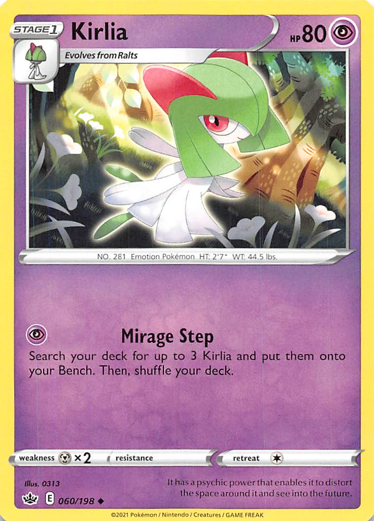 Kirlia (060/198) [Sword & Shield: Chilling Reign] | Anubis Games and Hobby