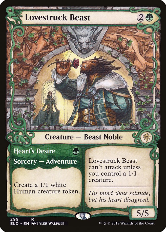 Lovestruck Beast // Heart's Desire (Showcase) [Throne of Eldraine] | Anubis Games and Hobby