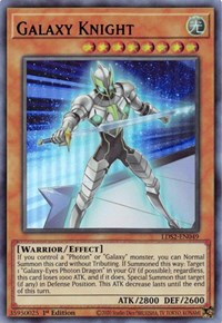 Galaxy Knight (Purple) [LDS2-EN049] Ultra Rare | Anubis Games and Hobby