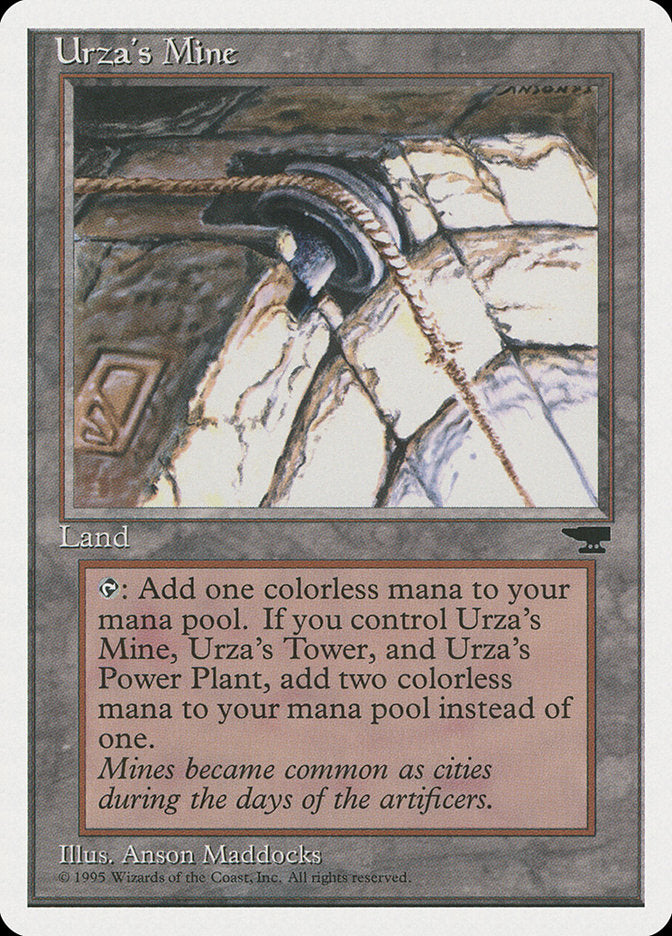 Urza's Mine (Pulley Embedded in Stone) [Chronicles] | Anubis Games and Hobby