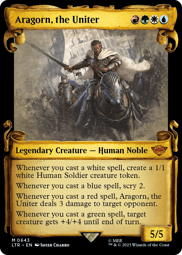 Aragorn, the Uniter [The Lord of the Rings: Tales of Middle-Earth Showcase Scrolls] | Anubis Games and Hobby