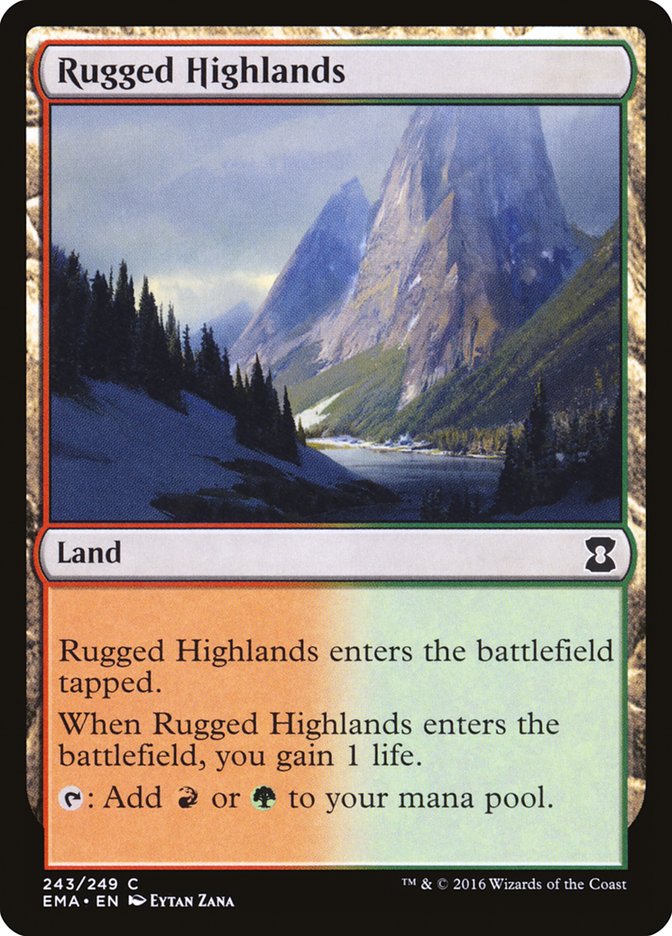 Rugged Highlands [Eternal Masters] | Anubis Games and Hobby