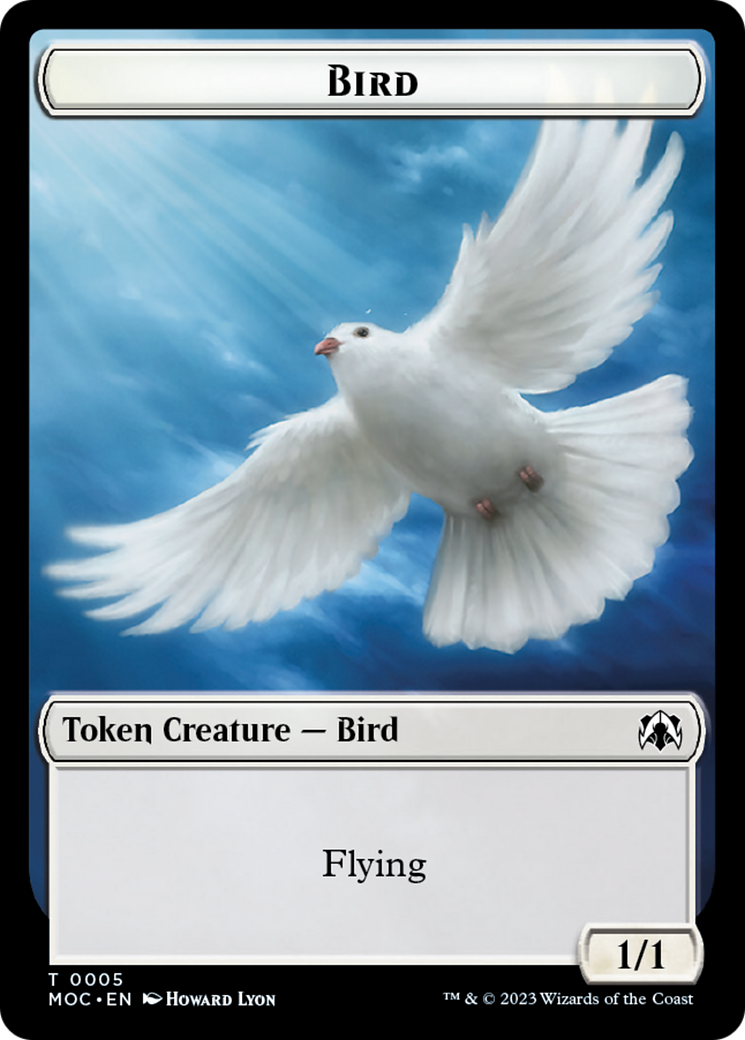 Bird // Kobolds of Kher Keep Double-Sided Token [March of the Machine Commander Tokens] | Anubis Games and Hobby