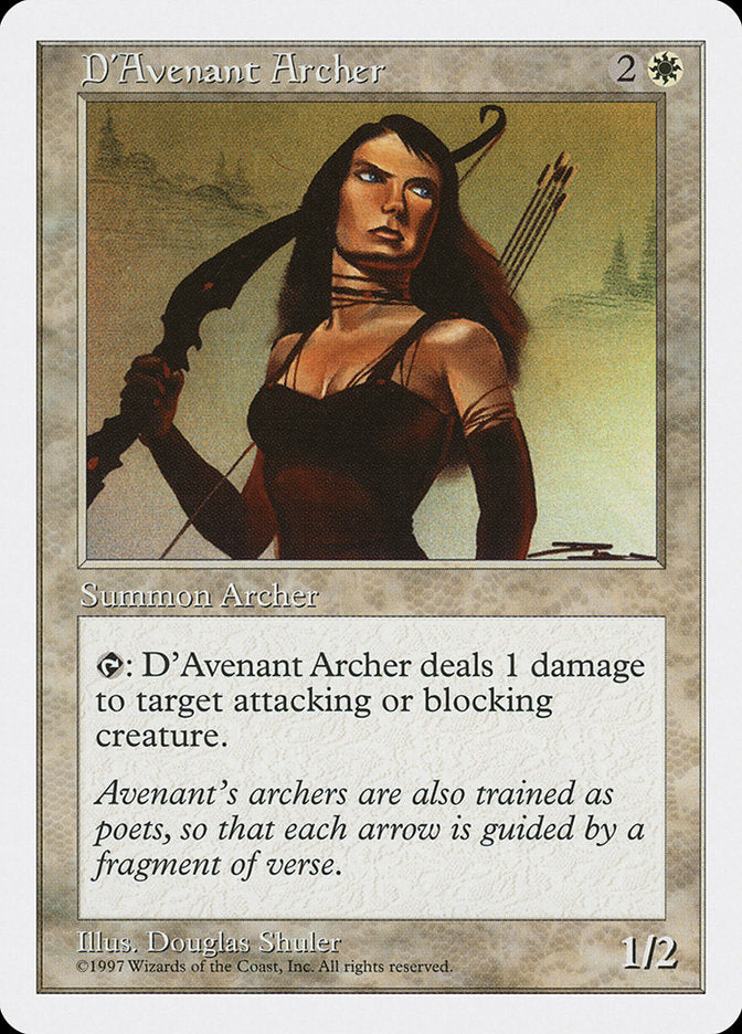 D'Avenant Archer [Fifth Edition] | Anubis Games and Hobby