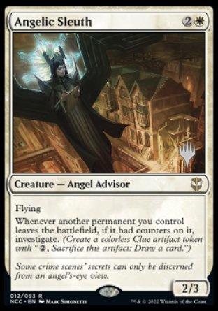 Angelic Sleuth (Promo Pack) [Streets of New Capenna Commander Promos] | Anubis Games and Hobby