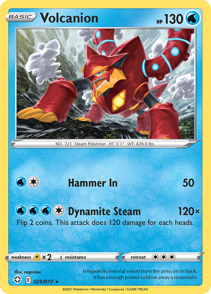 Volcanion (025/072) [Sword & Shield: Shining Fates] | Anubis Games and Hobby