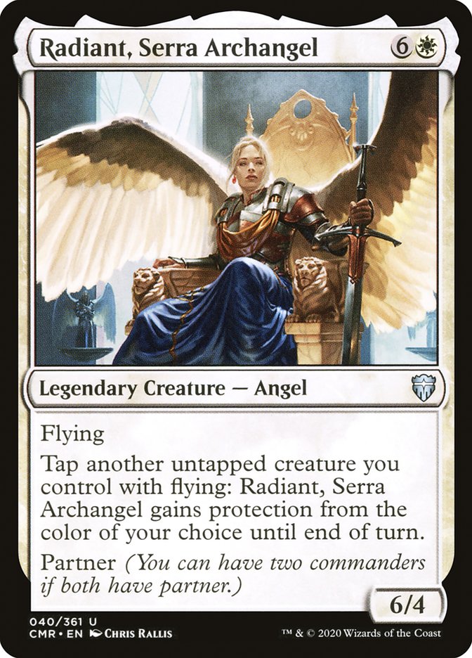 Radiant, Serra Archangel [Commander Legends] | Anubis Games and Hobby