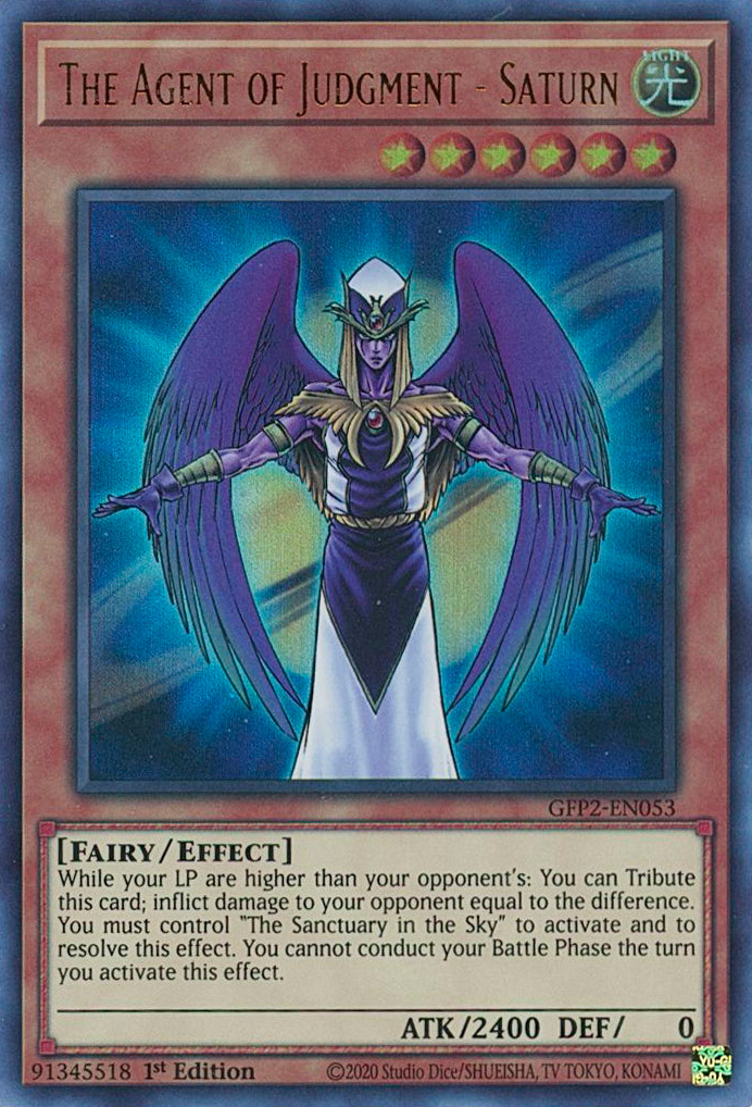 The Agent of Judgment - Saturn [GFP2-EN053] Ultra Rare | Anubis Games and Hobby