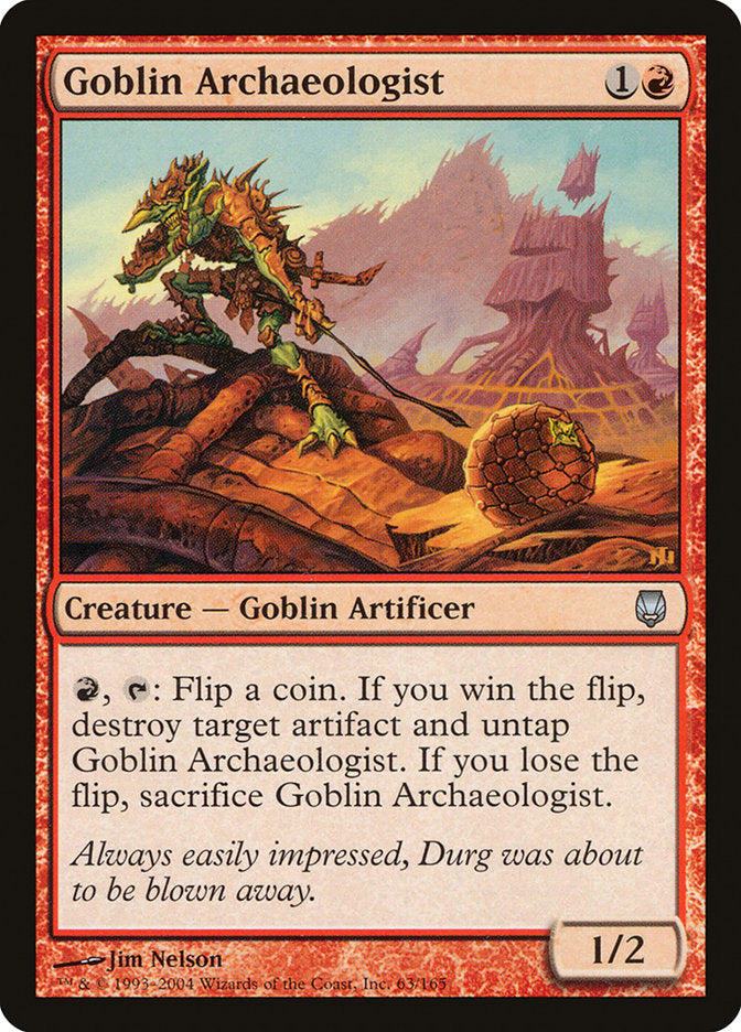 Goblin Archaeologist [Darksteel] | Anubis Games and Hobby