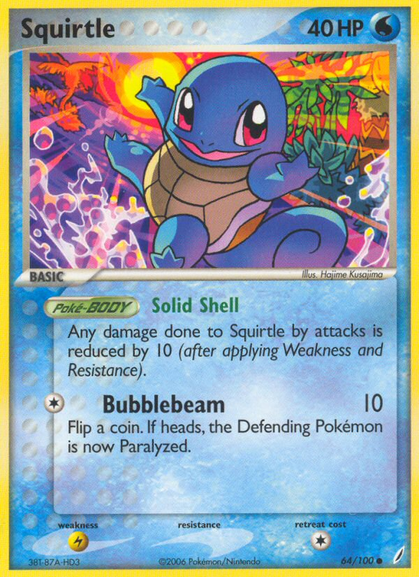 Squirtle (64/100) [EX: Crystal Guardians] | Anubis Games and Hobby