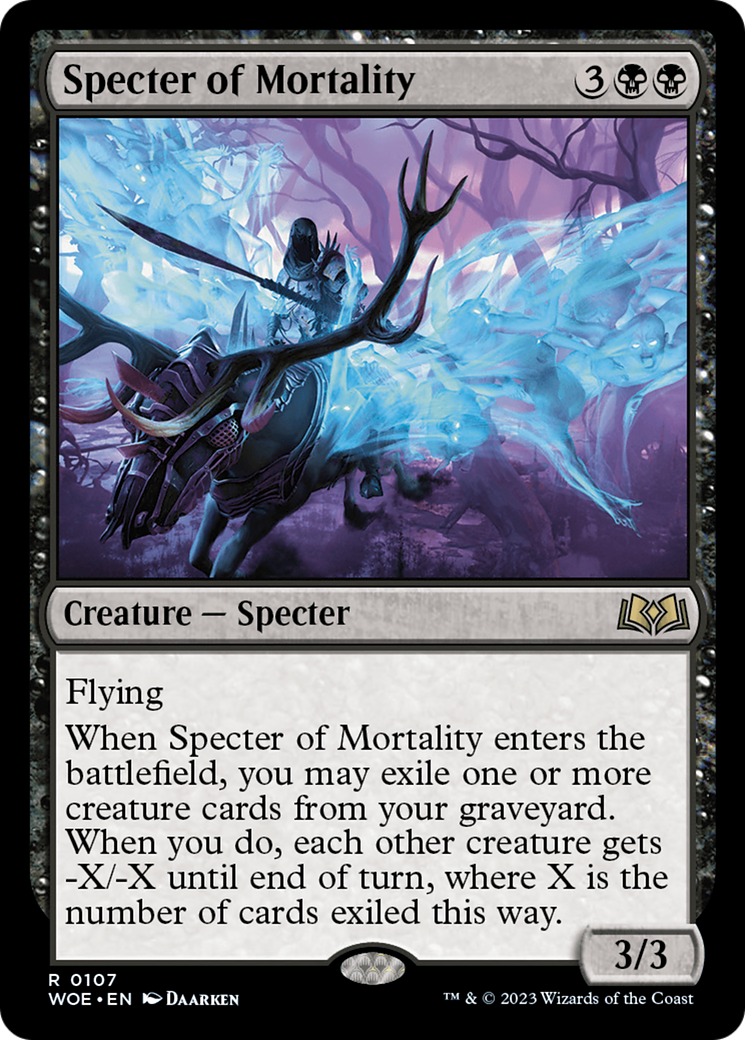 Specter of Mortality [Wilds of Eldraine] | Anubis Games and Hobby