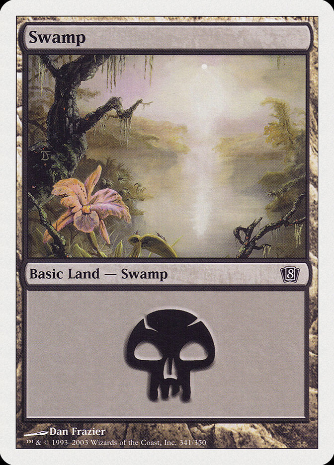 Swamp (341) [Eighth Edition] | Anubis Games and Hobby