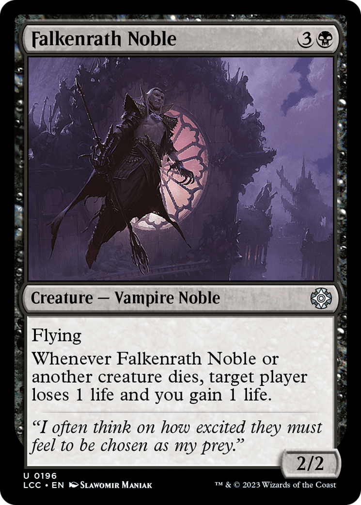 Falkenrath Noble [The Lost Caverns of Ixalan Commander] | Anubis Games and Hobby