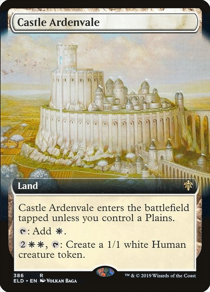 Castle Ardenvale (Extended Art) [Throne of Eldraine] | Anubis Games and Hobby