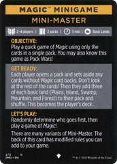 Mini-Master (Magic Minigame) [Commander Legends: Battle for Baldur's Gate Minigame] | Anubis Games and Hobby