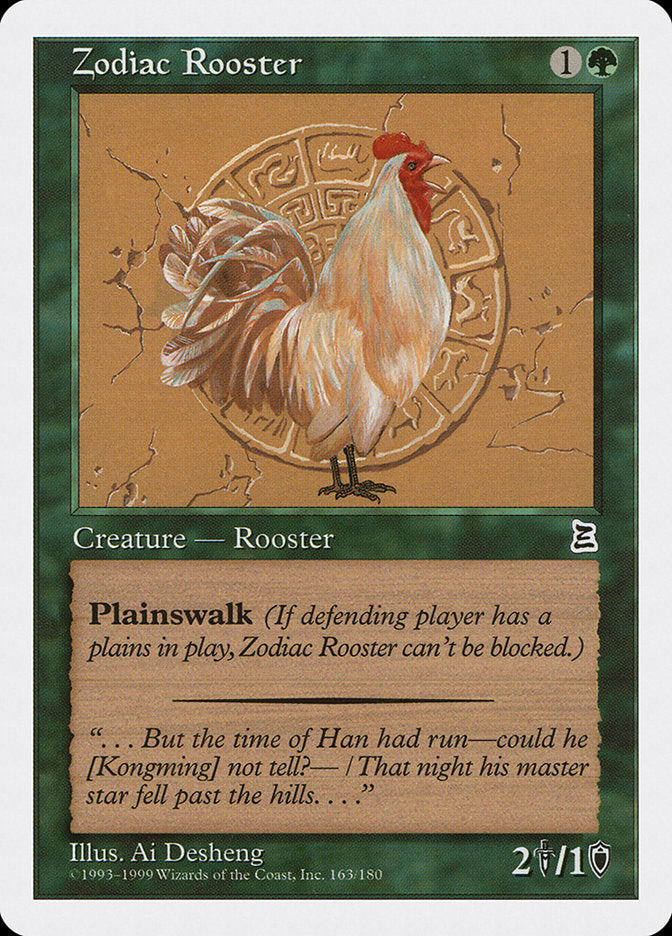 Zodiac Rooster [Portal Three Kingdoms] | Anubis Games and Hobby